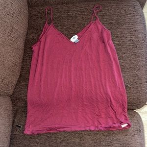 women’s size L old navy spaghetti strap top